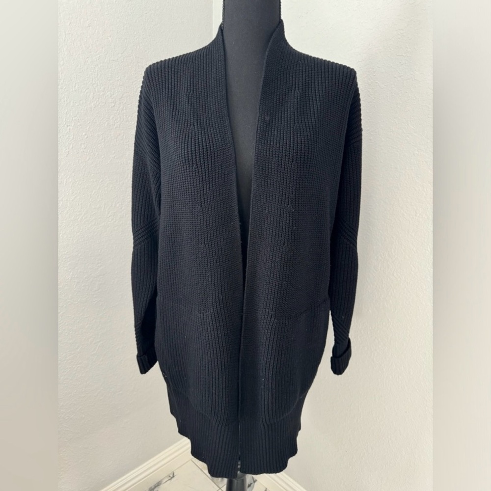 LULULEMON Women's Black Open-Front Sweater